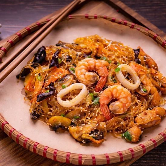 Миен Сао с морепродуктами