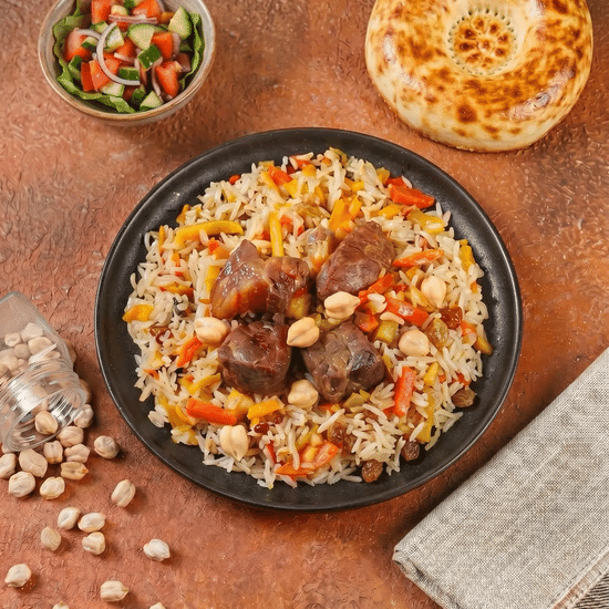 Плов с говядиной комплекс