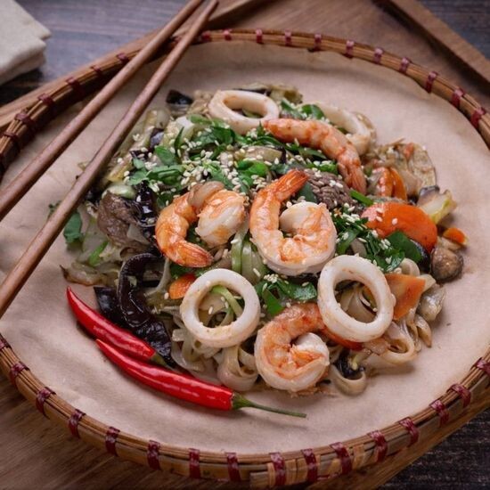 Фо Сао с морепродуктами