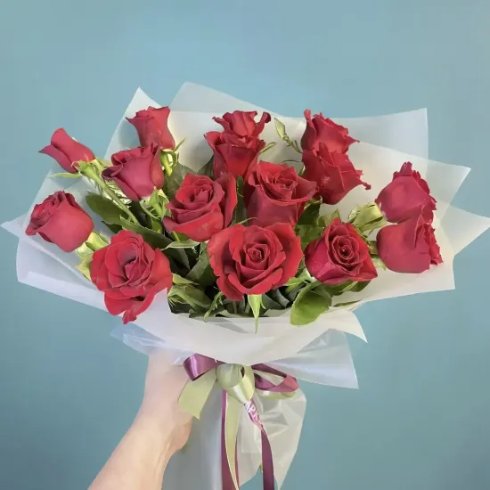 Букет из 15 роз Кения
