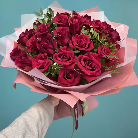 Букет из 25 роз Кения