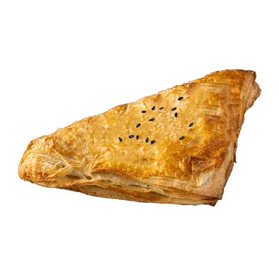Слойка с форелью и рисом