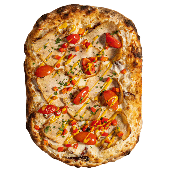 Римская пицца с индейкой