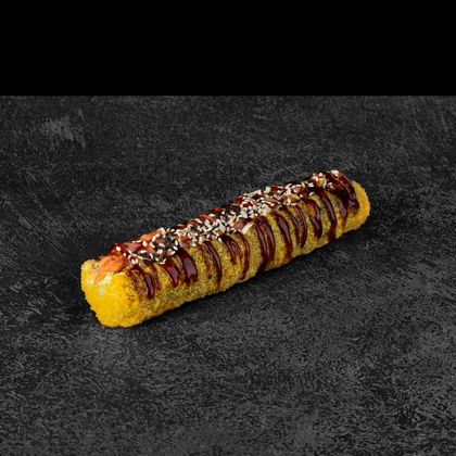 Мини ролл дог с лососем
