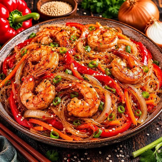 Рисовая с креветками