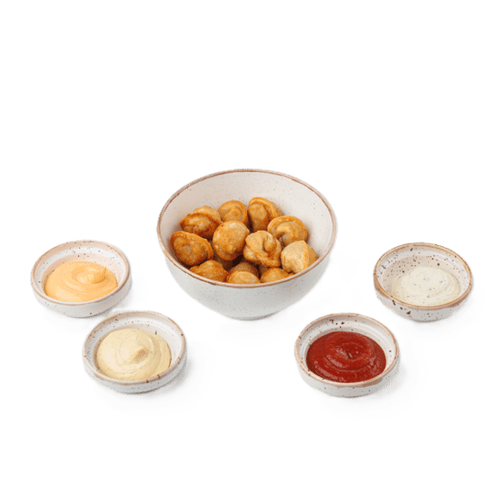 Пельмени с креветками