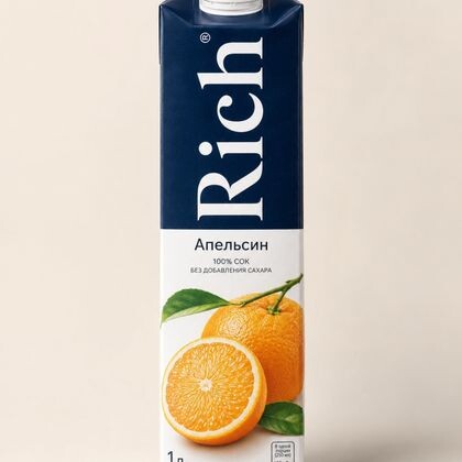 Сок RICH апельсин 1.0