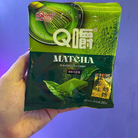 Конфеты LiQiang со вкусом чая матча