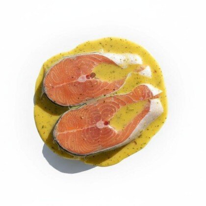 Стейк кеты в Дижонском маринаде, кг