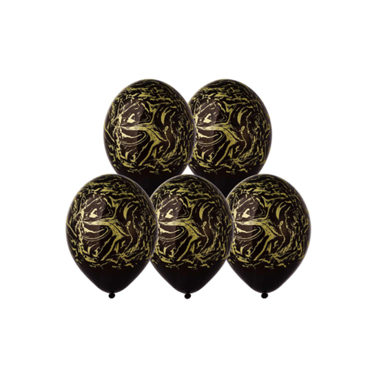 35 см, Мрамор Золотой, Черный, Пастель