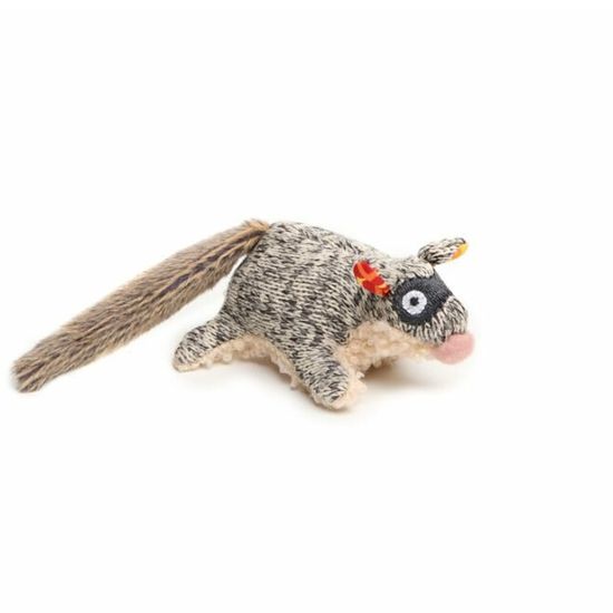 GiGwi Plush Friendz игрушка для собак «Енот» с пищалкой, 15 см