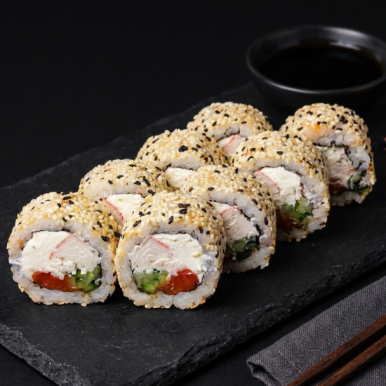 Кунжут Лосось