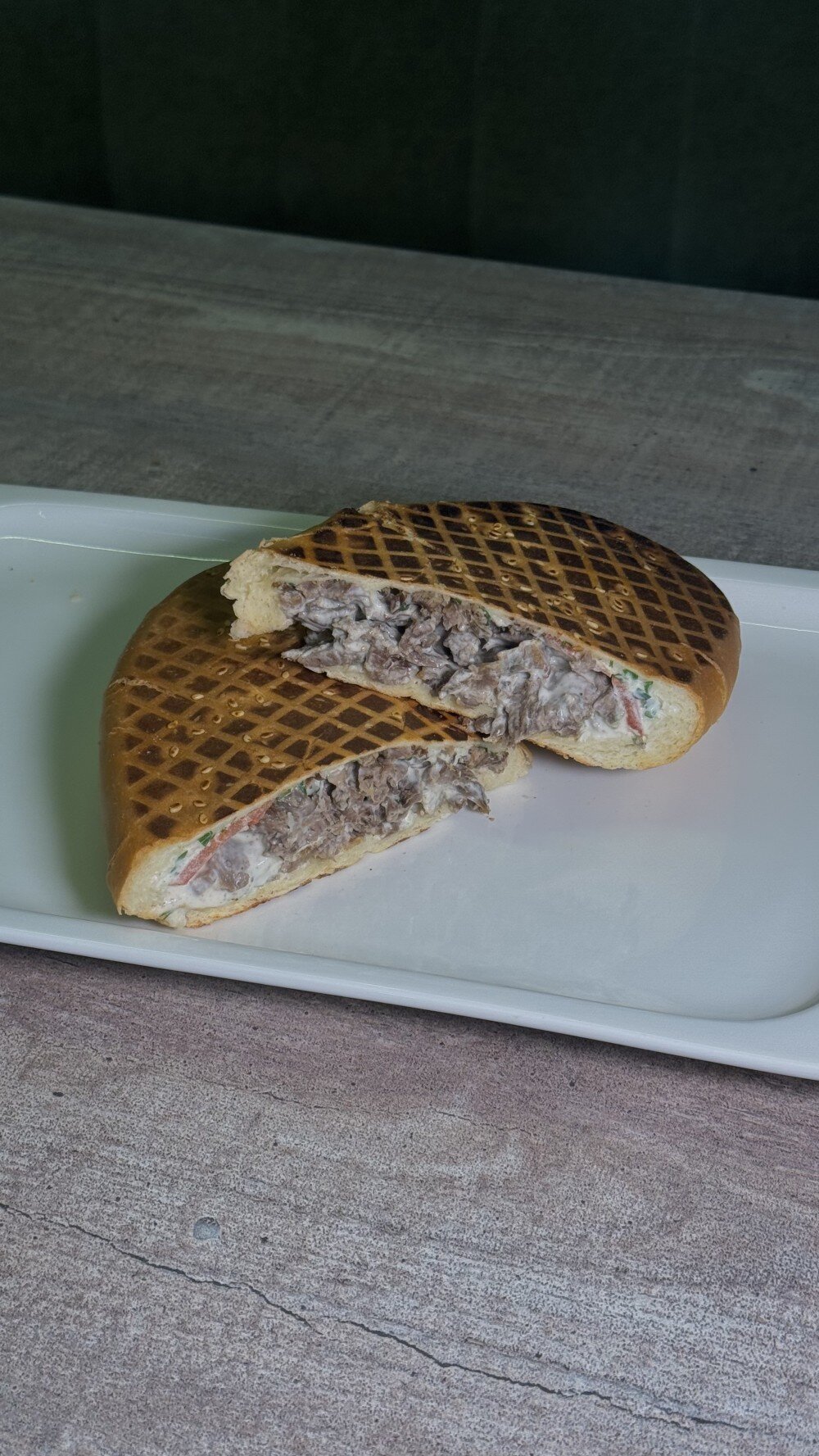 Шаурма в булочке