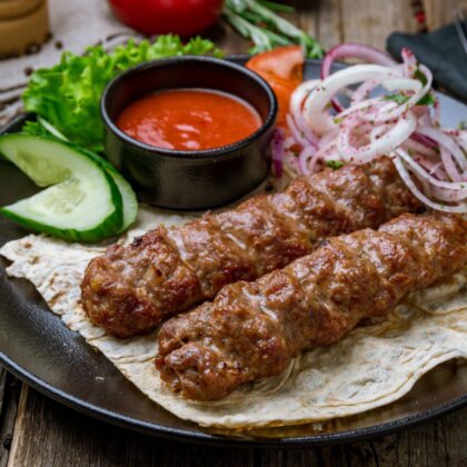 Люля-кебаб свинина, курица