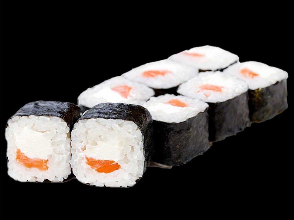 С копченым лососем и сыром