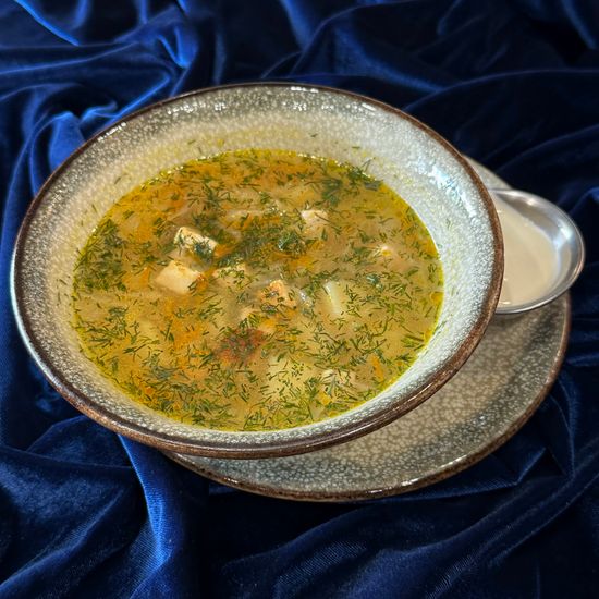 Щи с курицей