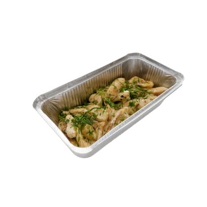 Картофель с курицей и грибами