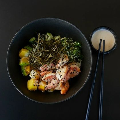 Поке с креветками