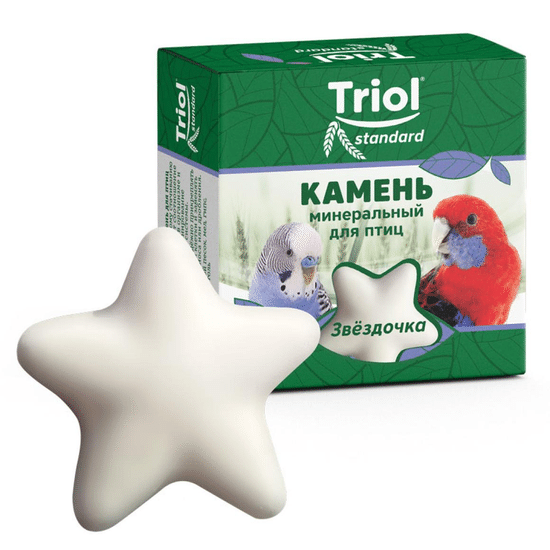 Triol Standard минеральный камень для птиц «Звёздочка», 30 г