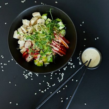 Поке с курицей