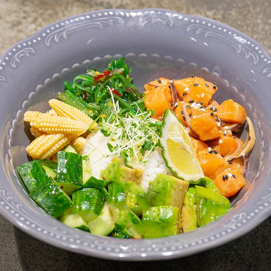 Поке боул с семгой