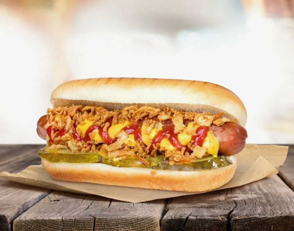 Хот-дог с одной сосиской