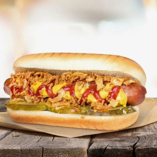 Хот-дог с одной сосиской