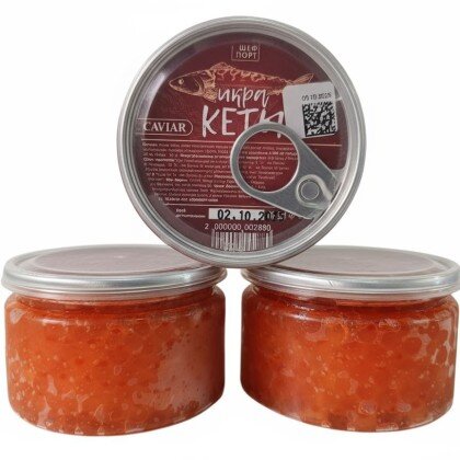 Икра кеты пл.б. 130 гр