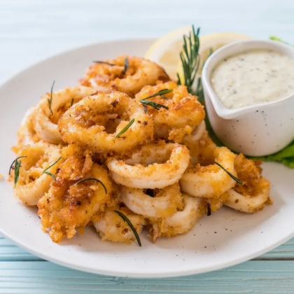 Кальмар с солью и перцем