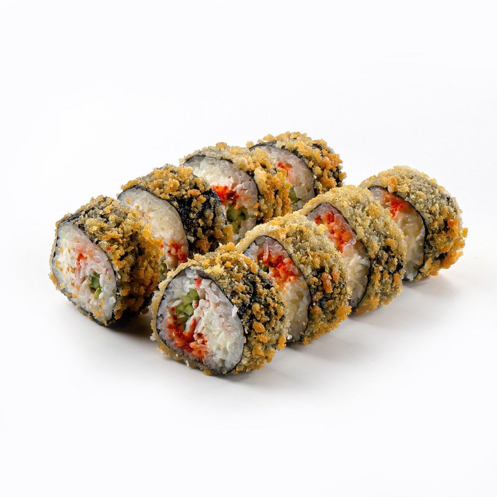 Жареный ролл со снежным крабом