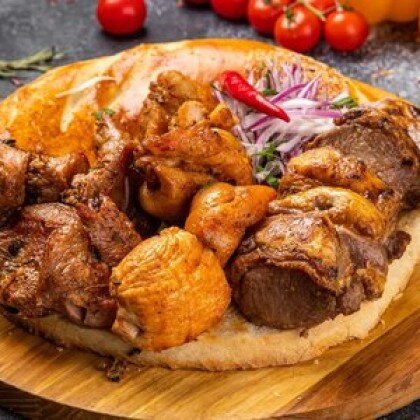 Шашлыки в хлебе для компании