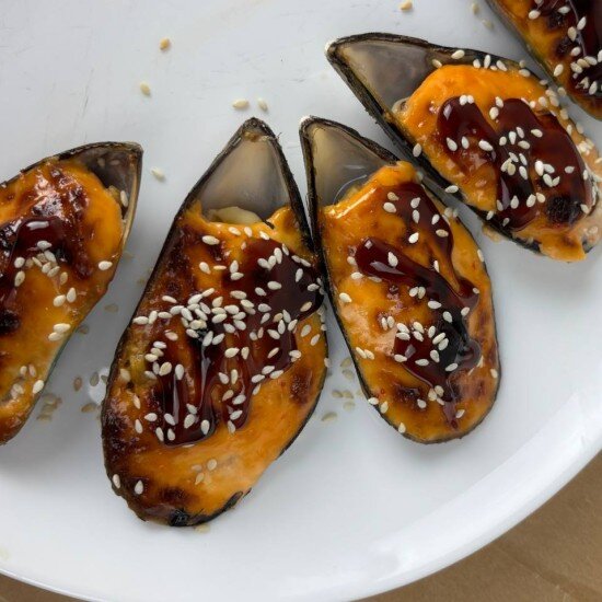 Мидии в ракушке