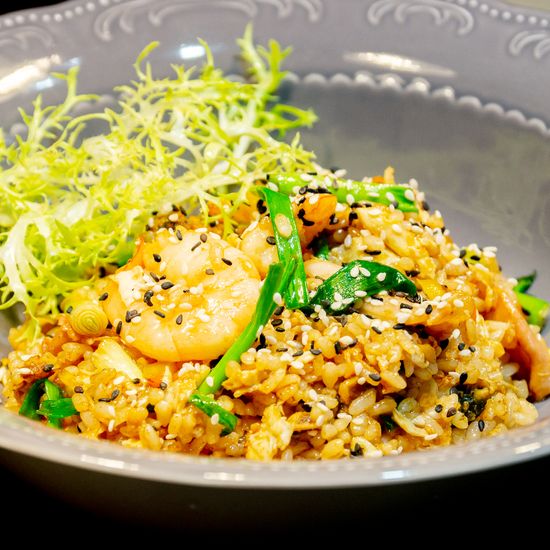 Рис с морепродуктами