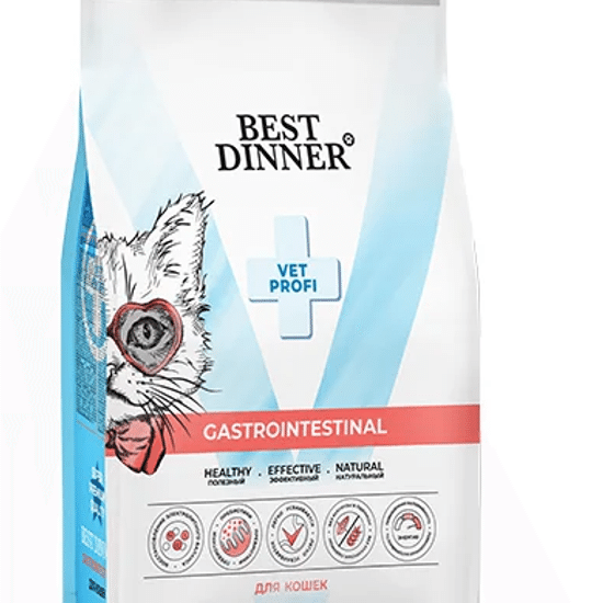 Best Dinner VET PROFI Gastrointestinal сухой корм для кошек, 1,5 кг