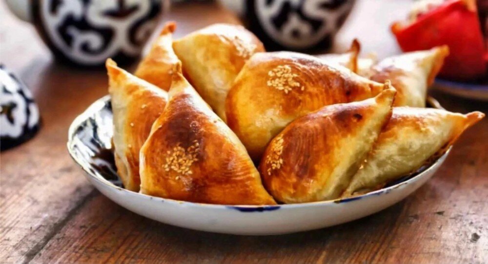 Самса с рубленной говядиной