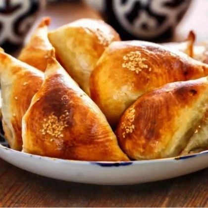 Самса с рубленной курицей