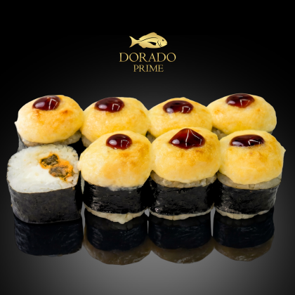 Запеченный с мидиями (8 шт)