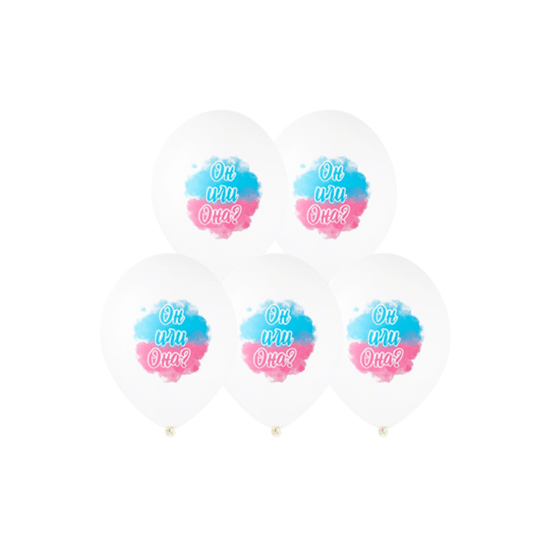 35 см, Гендер-пати, Он или Она?, Белый, Пастель