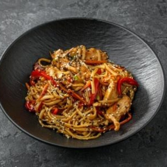 Удон с курицей