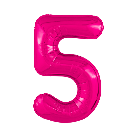 ≈ 100 см, Цифра 5, Фуксия