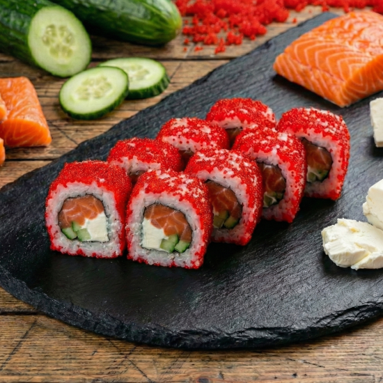 «Калифорния» с лососем