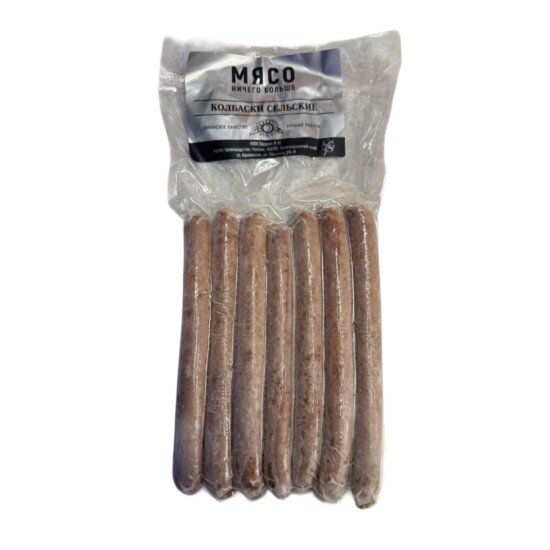 Колбаски говяжьи "Сельские" замороженные 500гр, шт