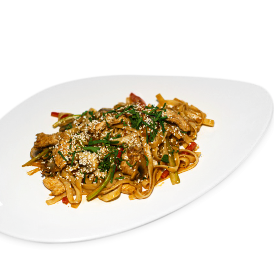 Удон с курицей