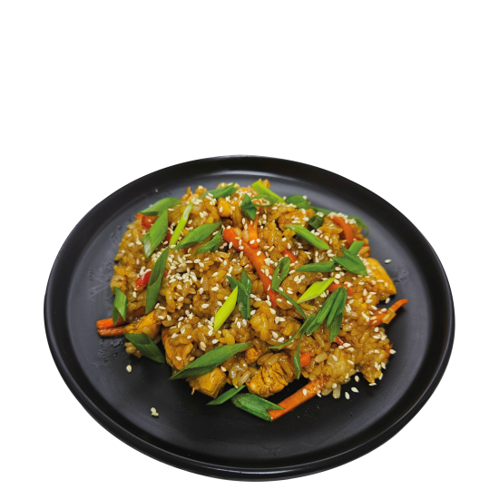 Тяхан с курицей