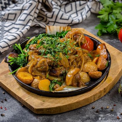 «Казан-кебаб» из ягнёнка