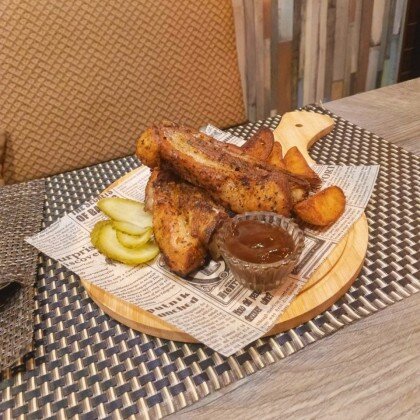 Свиные ребрышки BBQ