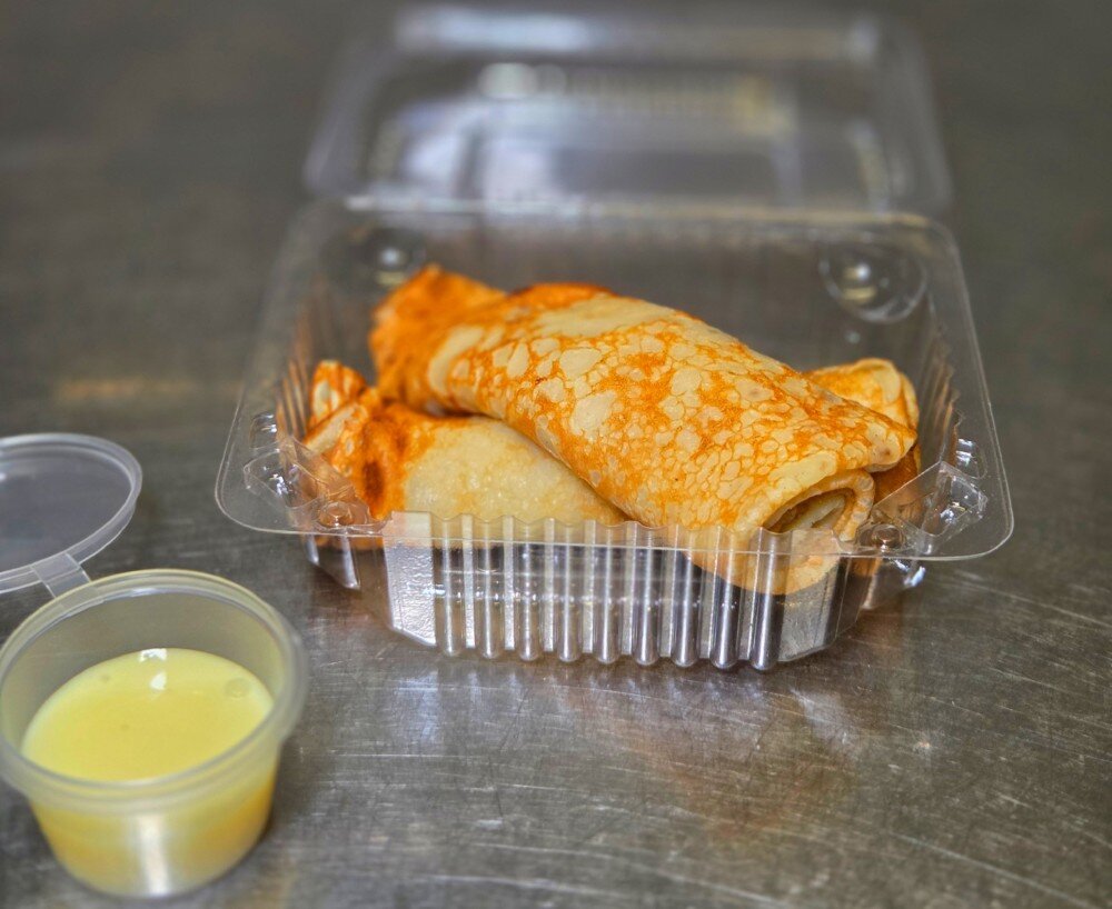 Блины со сгущенкой