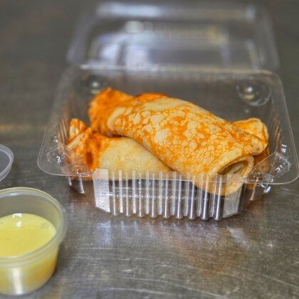 Блины со сгущенкой