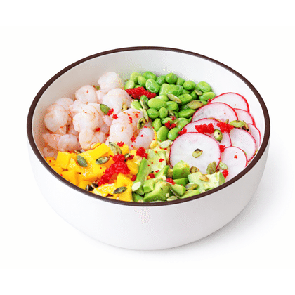 Боул с Креветками в Соусе Мисо