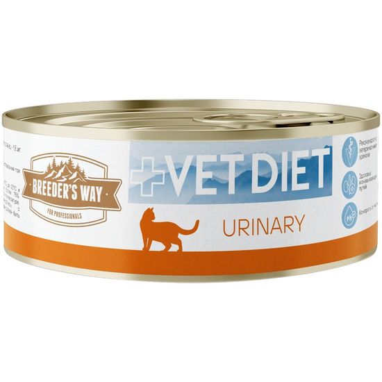 Зоогурман Breeder's Way VET Diet Urinary консервы для взрослых кошек, 100 г